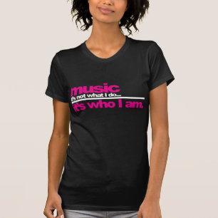 T-shirt Musique - qui je suis