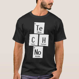 T-shirt Musique Rave Chimie Techno Hard Raver Techno Sombr