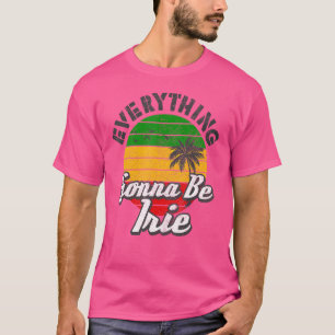 T-shirt Musique Reggae Tout Irie Rasta Rastafari Jamaïcain