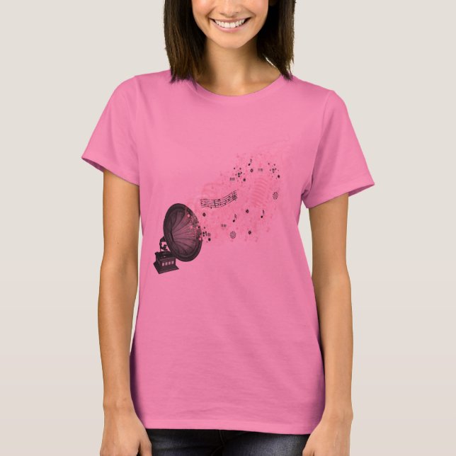 T-shirt musique rétro (Devant)