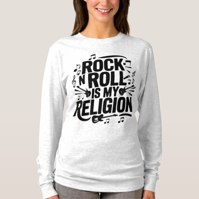 T-shirt MUSIQUE ROCK (Devant)
