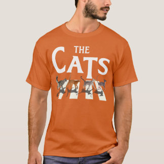 T-shirt Musique Rock Chat Cadeaux Drôles pour Amateurs de