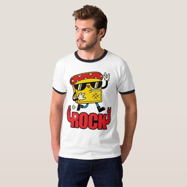 T-shirt Musique Rock Cool  (Devant entier)