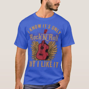 T-shirt Musique Rock Et Roll cool Conception De Guitare Mu
