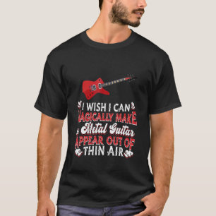 T-shirt Musique Rock Guitare Métal Musicien Magique Métal