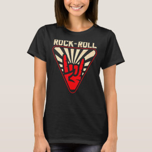T-shirt Musique Rock vintage Et Rouleau Rock Rétro Et Roul