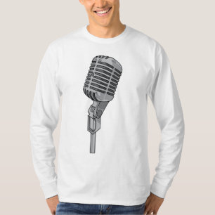T-shirt Musique saine audio de ~ de Mike de microphone