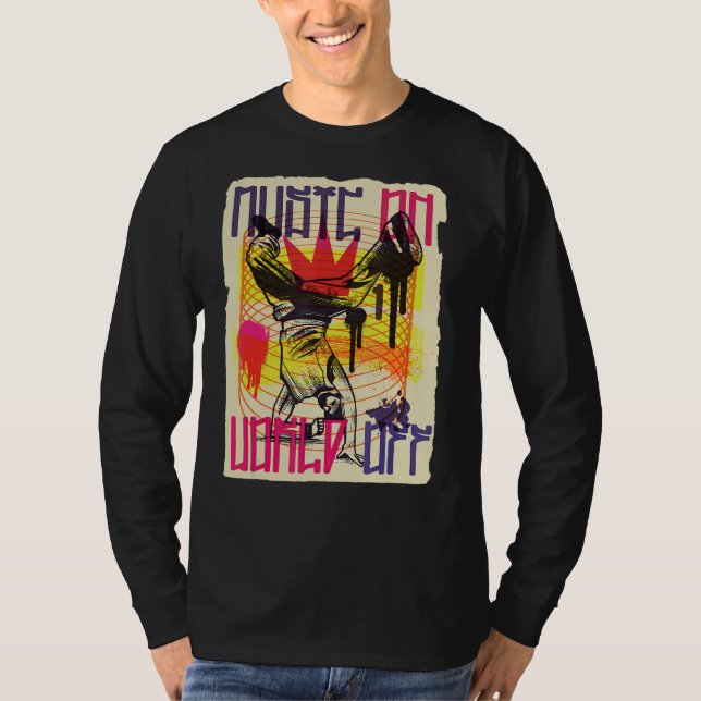 T-shirt Musique Sur World Off Break (Devant)