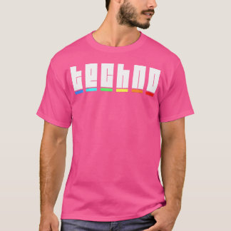 T-shirt Musique Techno Electro Tekkno Rave House Trance Pa