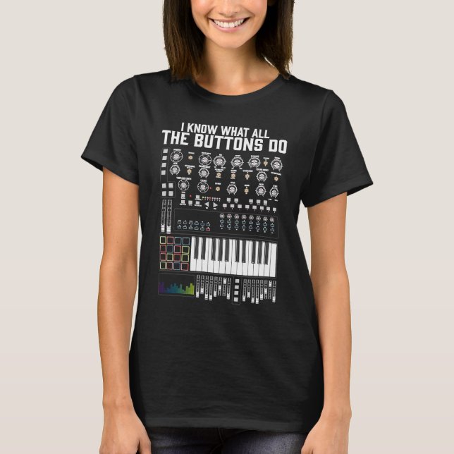 T-shirt Musique Techno Minimal Mixer Studio DJ's Theme (Devant)