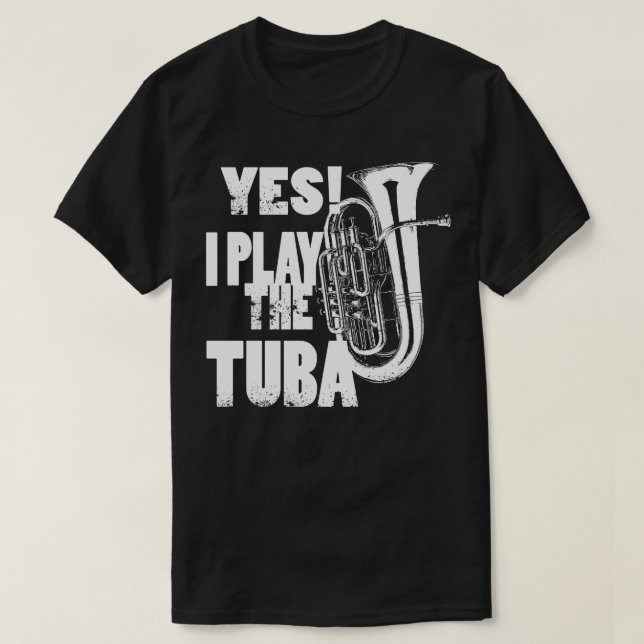 T-shirt Musique TubaBrassOrchestreJazzMusique 1 (Design devant)