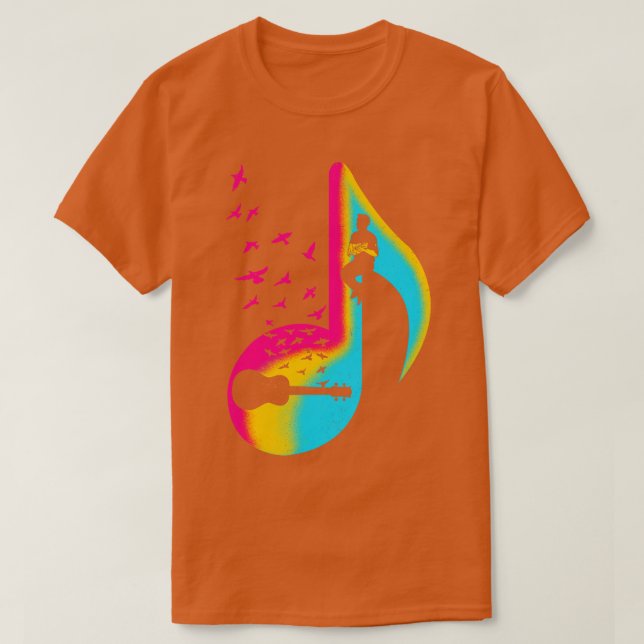 T-shirt Musique Ukulele Player (Design devant)