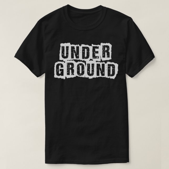 T-shirt musique underground (Design devant)