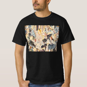 T-shirt Musique vintage, jazz Art Déco, Rhapsodie en bleu