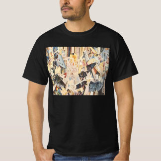 T-shirt Musique vintage, jazz Art Déco, Rhapsodie en bleu