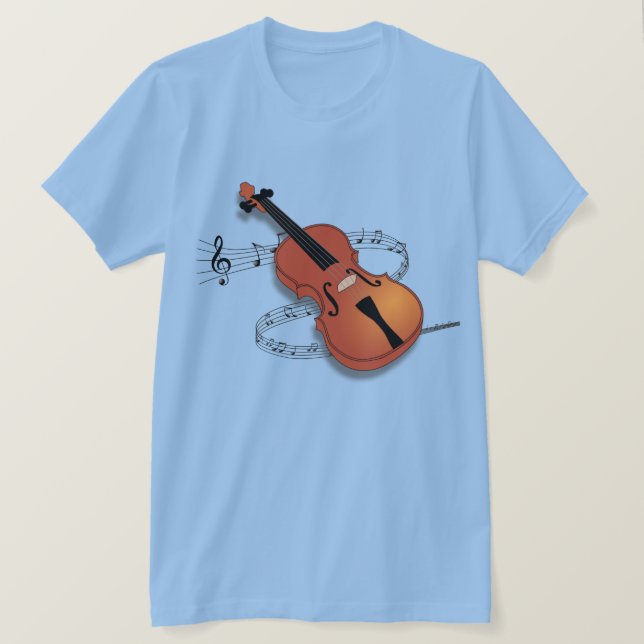 T-shirt Musique violon (Design devant)