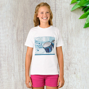 T-shirt Musiques Bongo Bleu Filles