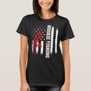 T-shirt Muskie Fishing Muskellunge Pêcheur