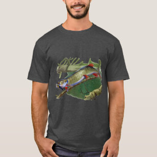 T-shirt Muskie Hunter Musky Pêcheur Lure Pêche à la mouche