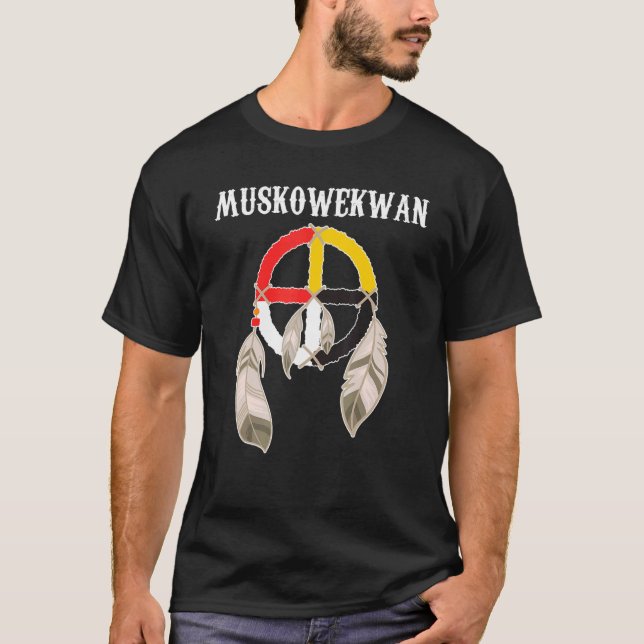 T-shirt Muskowekwan Saulteaux Personnes Native American Me (Devant)