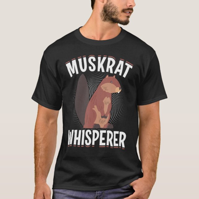 T-shirt Muskrat Whisperer Retro Muskrat (Devant)