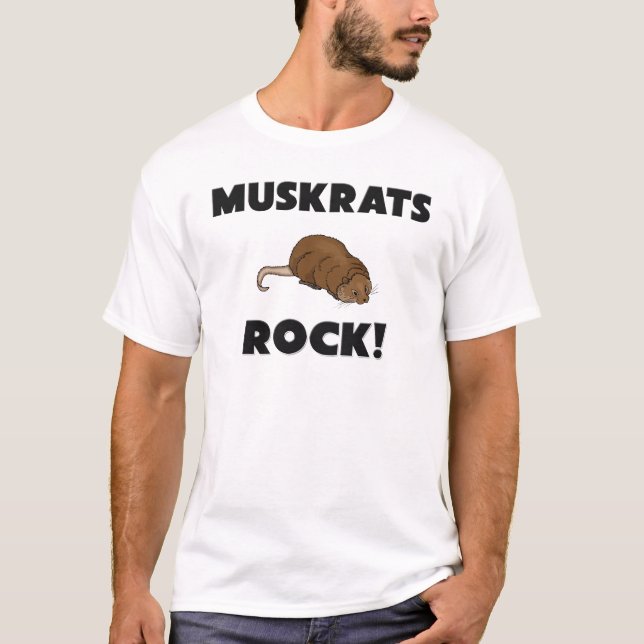 T-shirt Muskrats Rock (Devant)