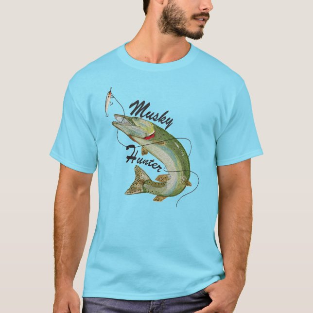 T-shirt Musky Hunter Design original (Devant)