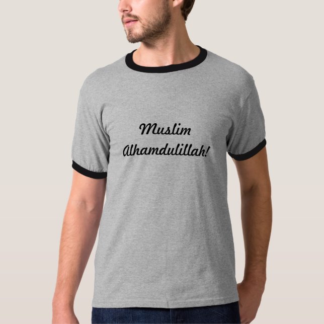 T-shirt Muslim alhamdulillah (Devant)