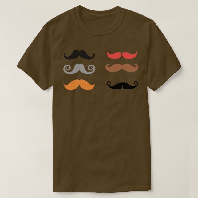 T-shirt Mustache compilation deuxième mouvement (Design devant)