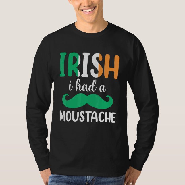 T-shirt Mustache irlandaise (Devant)