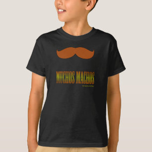 T-shirt mustache.macho.