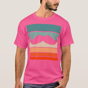 T-shirt Mustache Retro Style Vintage 20