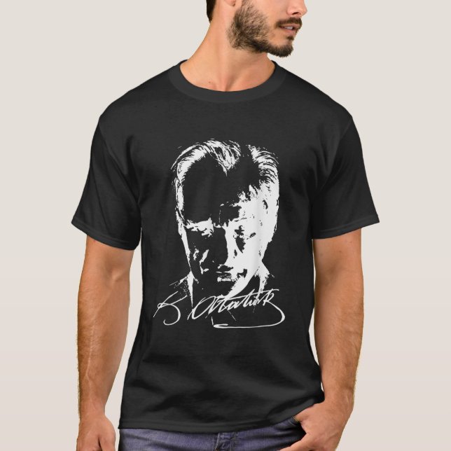T-shirt Mustafa Kemal Ataturk Père de la Turquie (Devant)