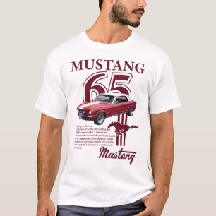 T-shirt Mustang 1965 - Voiture musculaire classiqu