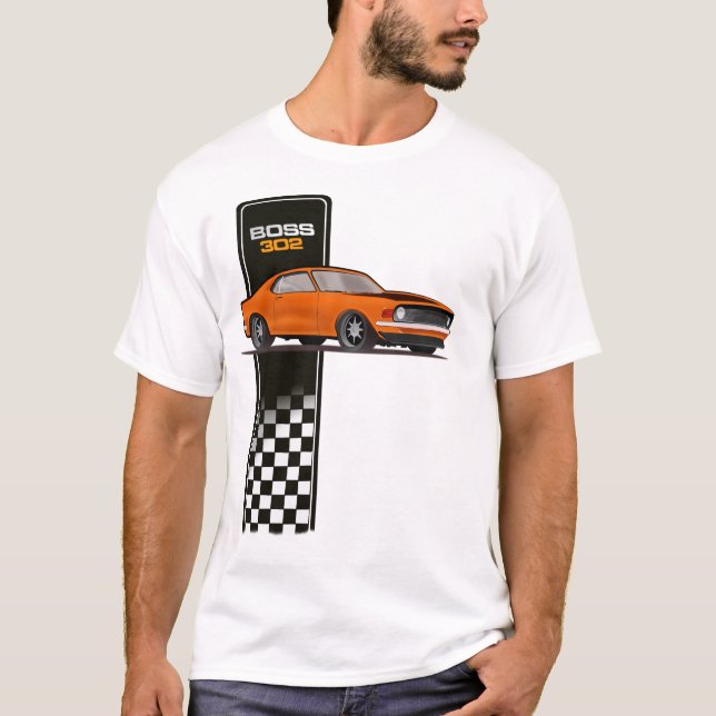 T-shirt Mustang Boss 302 (Devant)