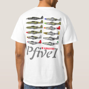 T-shirt Mustang de Pfive1 P-51