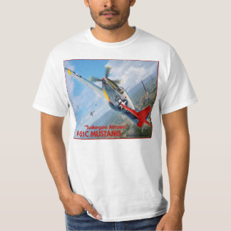 T-shirt Mustang des aviateurs P-51 de Tuskegee