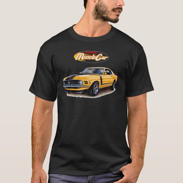 T-shirt Mustang - Musclecar américain (Devant)