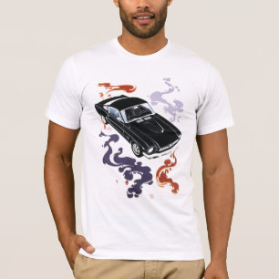 T-shirt Mustang noir traditionnel