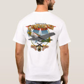 T-shirt Mustang nord-américain d'aviation du bandit P51 (Dos)