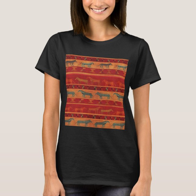 T-shirt Mustangs gitans sauvages (Devant)
