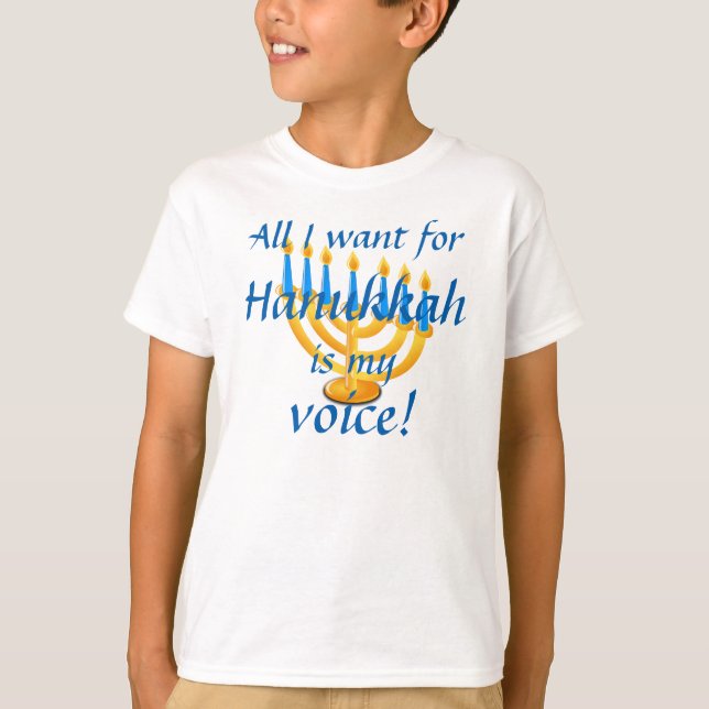 T-shirt Mutisme Sélectif Hanukkah (Devant)