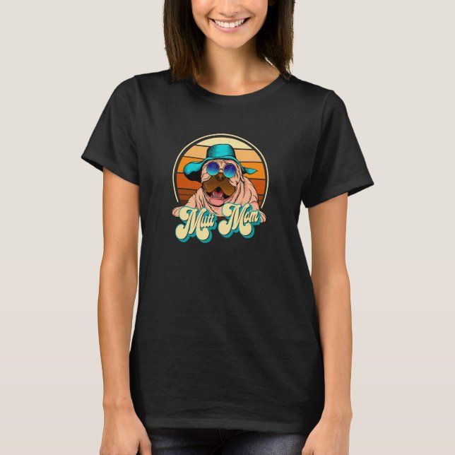 T-shirt Mutt Mom Fun Chien 3 (Devant)