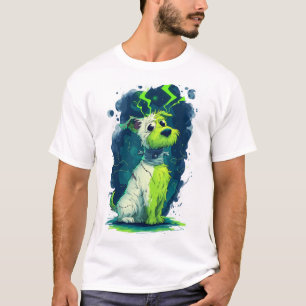 T-shirt Mutt Monstre - Chien de Halloween Mignon