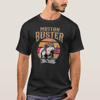 T-shirt Mutton Buston Youth Rodeo Sheep Riding Événement B