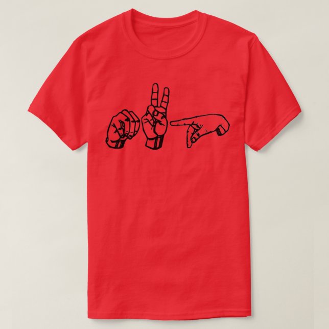 T-shirt MVP dans ASL (Design devant)