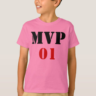 T-shirt MVP personnalisé avec nom sur le dos