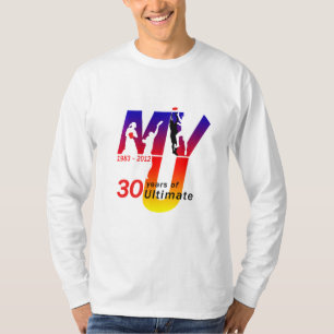 T-shirt MVU conception de disque de 30 ans