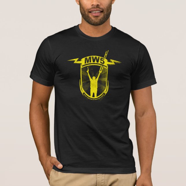 T-shirt MW5 AVEC le jaune - centre avant (Devant)