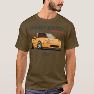 T-shirt MX5 Miata jaune